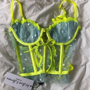 For Love and Lemons Neon bustier